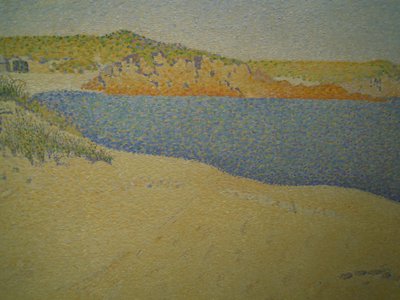 Beach at Saint-Briac (fragment) by Paul Signac